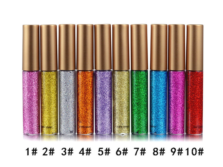 Màu Eyeliner Mắt Không Thấm Nước Sáng Jingjing Pearlescent Shining Ngày của Trẻ Em Giai Đoạn Phấn Mắt Trang Điểm kẻ eyeliner cho mắt 2 mí