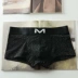 Văn học gốc Thanh niên Quần Boxer nam Cotton Ink Dot Xu hướng Quần lót U Quần lửng Thiết kế Quần Boxer quần lót nữ sexy Võ sĩ quyền Anh