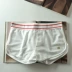 Thiết kế ban đầu quần nhà giản dị cotton hạt lưới mắt lưới quần thấp eo thường boyshort quần short thanh niên quan lot nam Vòng eo thấp