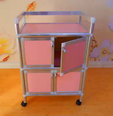Manicure nail tattoo beauty cart with wheels Hospital tool car repair shop Dining room three-story shelf