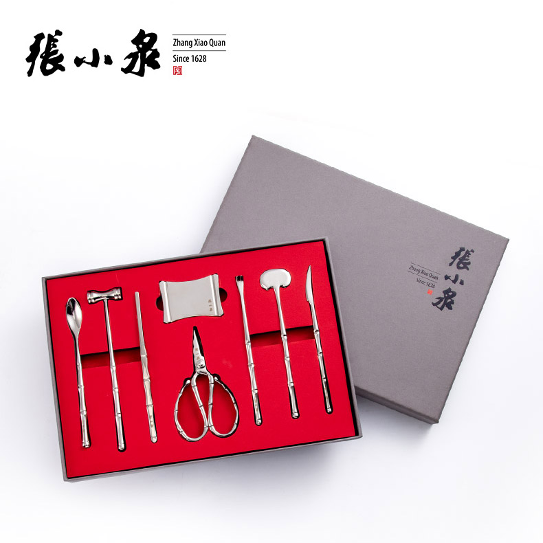 Eat crab tools crab eight pieces Zhang Xiaoquan 304 stainless steel household crab tools Eat hairy crab crab fork crab clamp tools