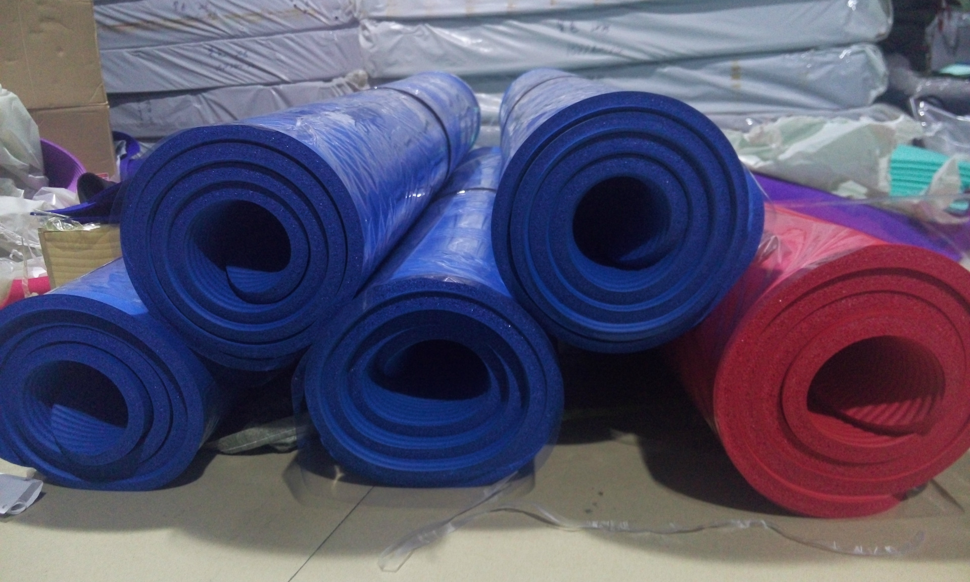 Thảm tập yoga đặc biệt 100 mm dày dày mở rộng dài cho người mới bắt đầu tập thể dục chống trượt cho nữ ao tap yoga