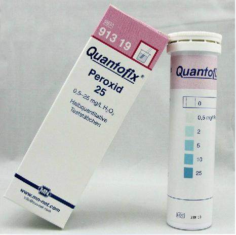 German MN91319 hydrogen peroxide detection test paper hydrogen peroxide rapid test strip 0 5-25 dairy residues