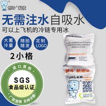 Aviation ice bag Chuanglian Technology 2 small grid food preservation express disposable non-hydrated refrigerated dry ice