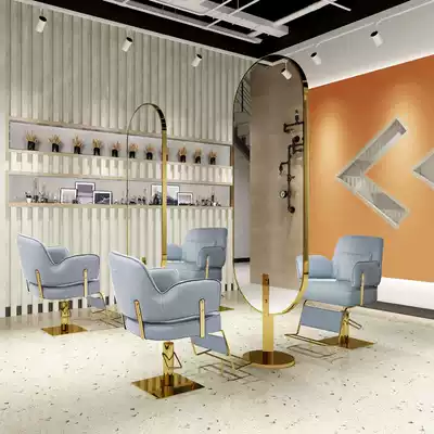 New light luxury shop mirror desk hair salon special network red hairdressing mirror hairdressing shop hair mirror hot dye mirror