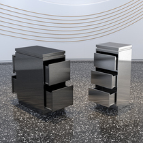High-end Hairdressers Tool Cabinet Hair Salon Special Beauty Hair Cupboards Tool Table Beauty Hair Salon Drawer Stainless Steel Cabinet