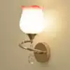 Wall lamp Simple modern LED bedroom bed Creative flower shape American living room aisle Stairs with switch wall lamp