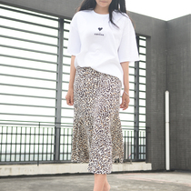 Summer dress new short sleeves T-shirt thin dress pure white loose version round collar INS street printed pure cotton blouse