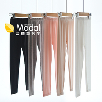 Girls leggings thin autumn pants children's Lanjing modal wear pants big children's white bottoming pants