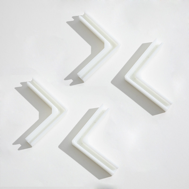 Plastic corner vertical buckle background plate accessories can be clipped thickness 5mm