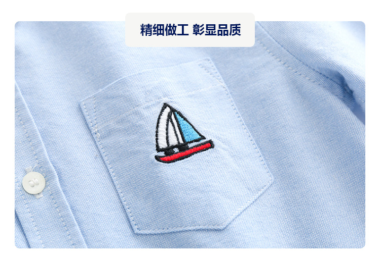 Áo sơ mi bé gái mùa xuân áo dài tay mới phiên bản Hàn Quốc của bé gái áo sơ mi cotton cho bé mùa xuân và mùa thu quần áo trẻ em - Áo sơ mi áo sơ mi bé gái 10 tuổi