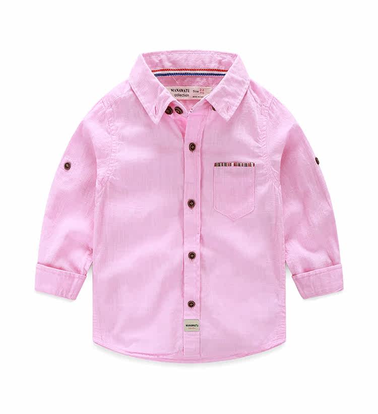 Chemise garcon à manche longue - Ref 2082193 Image 12