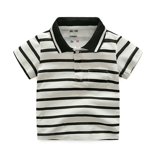 Футболка с коротким рукавом для мальчиков, летняя детская футболка polo для раннего возраста, 2022, детская одежда, 3 лет
