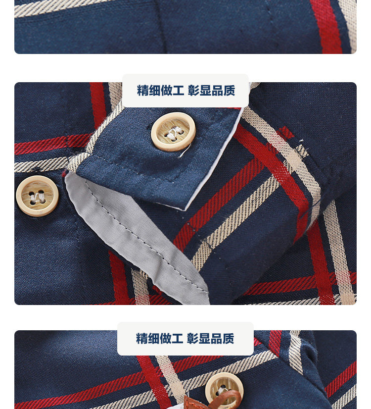 Chemise garcon à manche longue - Ref 2082140 Image 10