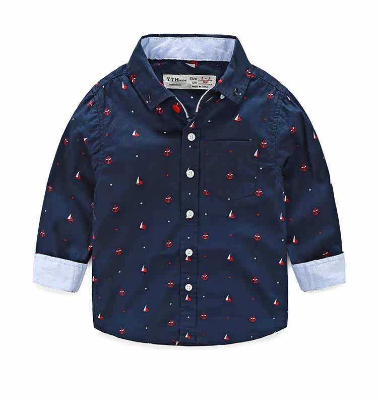 Chemise garcon à manche longue - Ref 2082160 Image 13