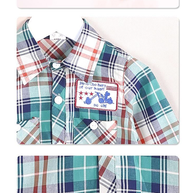 Chemise garcon à manche longue en coton - Ref 2082146 Image 37