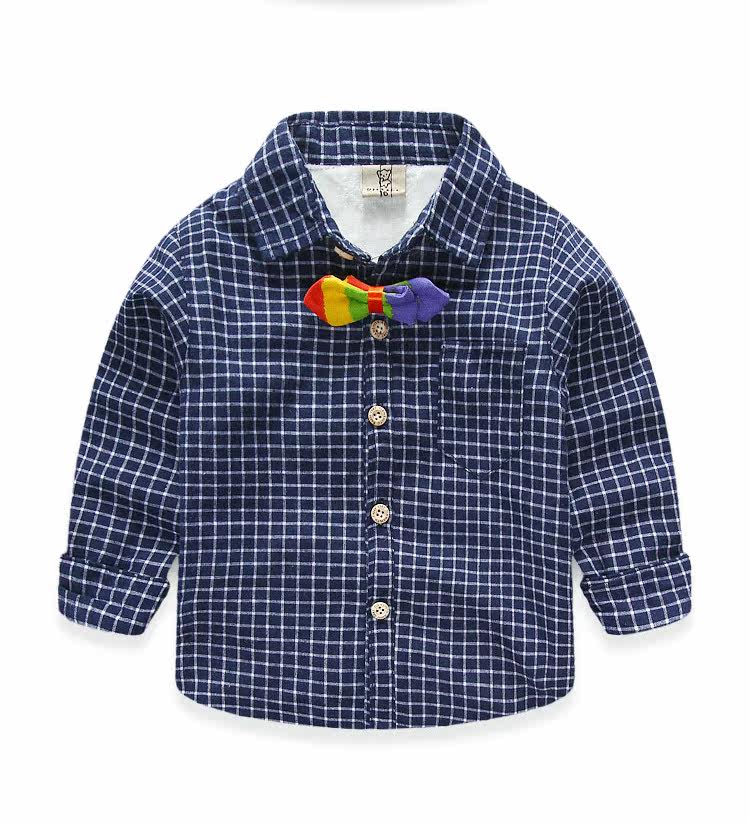 Chemise garcon à manche longue - Ref 2082173 Image 8