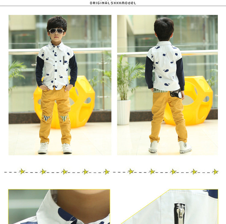 Chemise garcon à manche longue - Ref 2082179 Image 3