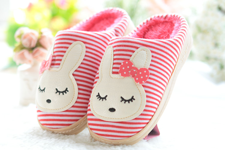 Chaussons enfants en suède pour hiver - semelle plastique - Ref 986350 Image 12