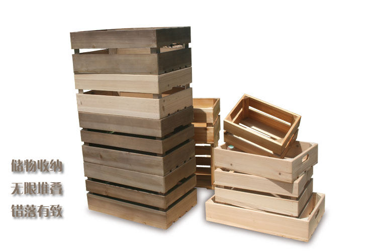 Retro Storage Box Decorative Fruit Box