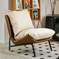 Кофейно-коричневый и кремово-белый [износостойкая кожа от кошачьих царапин] в кукольном хлопковом стиле.