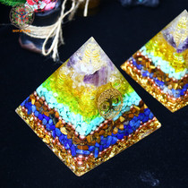 WOF Ai Neng Oganta Prana Gang Yellow Crystal Tianhe Tiger Eye Stone Living Room Desk Shop Orbors