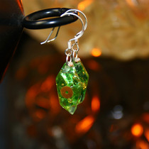 Hand made too positive energy 925 silver earrings female ogang Crystal transfer earrings creative versatile ear ornaments