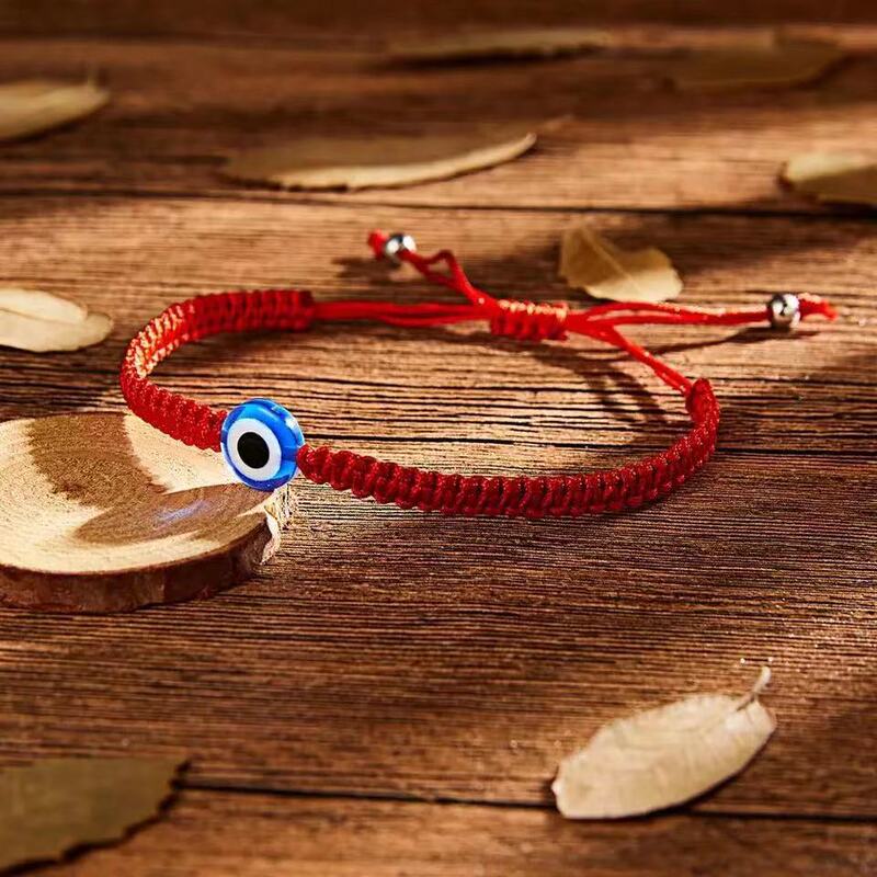 Devil's Eye Bracelet Jewelry Popular Fatima's Hand Vintage Fashion Resin Evil Round Bead Blue Eye Bracelet Devil's Eye Bracelet Jewelry Popular Fatima's Hand Vintage Fashion Resin Evil Round Bead Blue Eye Bracelet