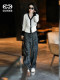 Mingming GUKKS Sanqi Proportion 2025 Autumn Fashion Old Money Style Casual Machete Pants Denim Trousers
