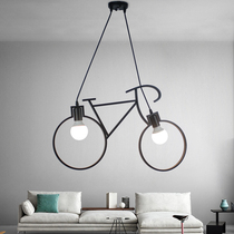 Nordic Creative Retro Art Cycling Hanging Lights Modern Iron Art Restaurant Bar Terrace Hallway Commercial Cafe Lamps