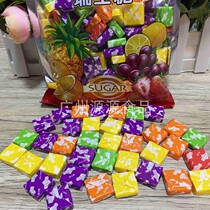400g bag about 100 grains of Huajia Weiruz candy mixed fruit flavored fudge bite fruit snacks