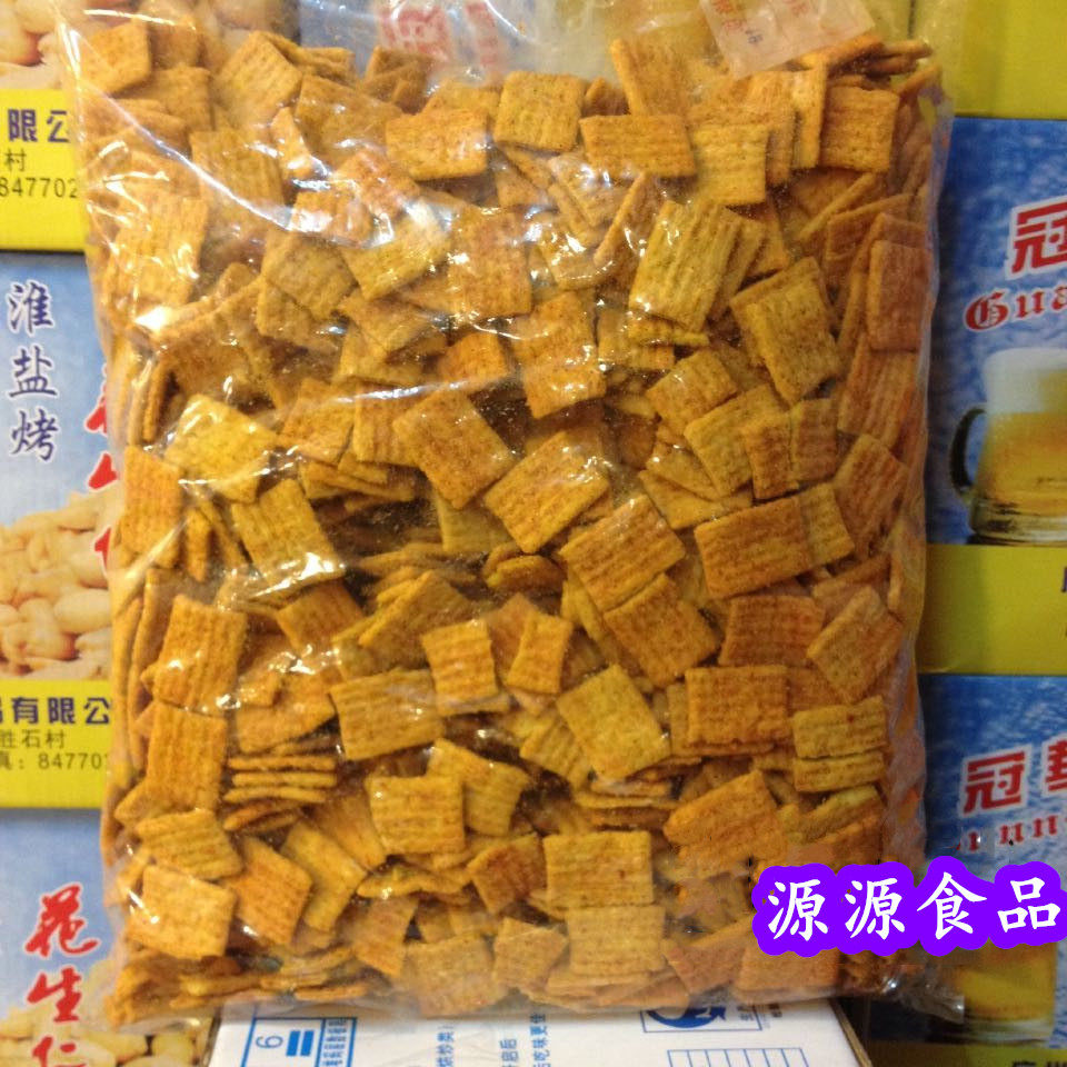3 8 kg bags of puffed food Crispy spicy hot pot bar snacks Casual snacks with beer snacks