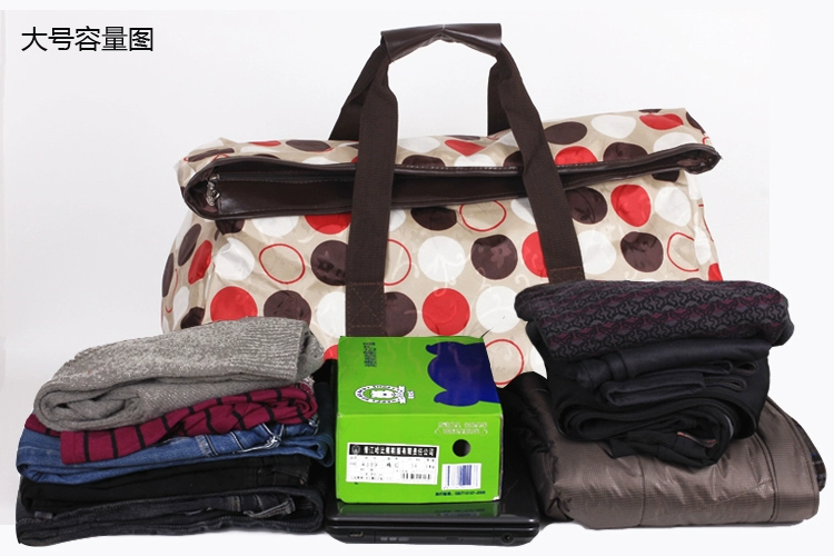 Nhật Bản và Hàn Quốc phiên bản của túi du lịch công suất lớn nữ túi hành lý đóng mở túi nam và nữ túi chống nước du lịch túi nữ túi du lịch da xịn