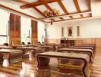 Art Go table and chair combination Childrens calligraphy and painting Solid wood writing desk Antique conference table Toban students Guqin Taiwan Jane