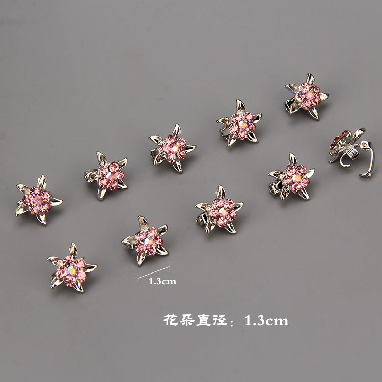 Mất giải phóng mặt bằng bán đậu Hà Lan khóa tóc phụ kiện tóc rhinestone kẹp tóc Hàn Quốc kẹp tóc không làm tổn thương kẹp tóc - Phụ kiện tóc shop phụ kiện tóc