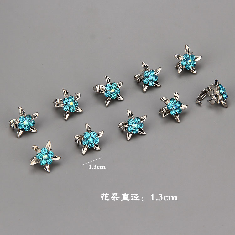 Mất giải phóng mặt bằng bán đậu Hà Lan khóa tóc phụ kiện tóc rhinestone kẹp tóc Hàn Quốc kẹp tóc không làm tổn thương kẹp tóc - Phụ kiện tóc shop phụ kiện tóc