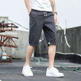 Летние штаны, трендовые шорты, оверсайз, в корейском стиле, свободный прямой крой