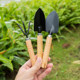 ການເຮັດສວນຊຸດສາມສ່ວນຂອງເຄື່ອງເຮັດສວນຂະໜາດນ້ອຍ shovel/rake/shovel plant potting and flowering hands