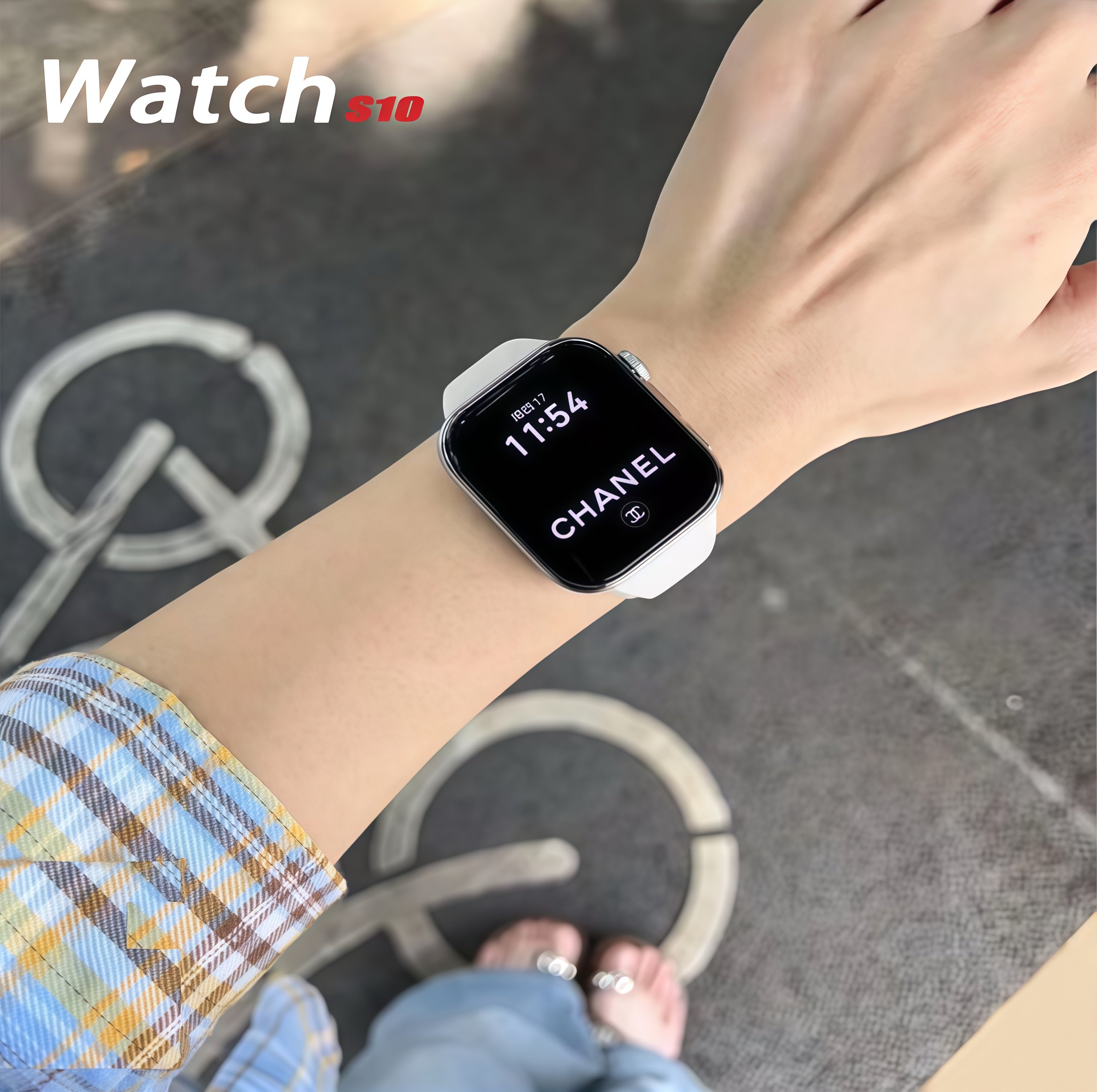 Huaqiangbei Watch Multifunctional Bluetooth Smartwatch Can Make and Receive Calls, Suitable for Sports and Running, S10 New Model Smart Watch for Men and Women