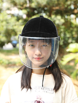 Equestrian riding helmet bicycle summer helmet men and women anti-UV mirror lightweight velvet autumn and winter half helmet for men and women