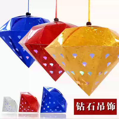 Mall stores events celebrate their hotel opening suspended ceiling adornment window layout diamond ball pendant jewelry stores