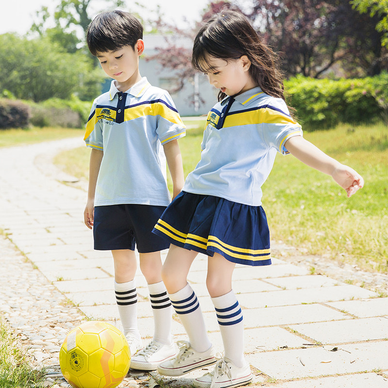Elementary school uniform suit children's summer class uniform retro Chinese style kindergarten garden uniform June 1 graduation photo clothing