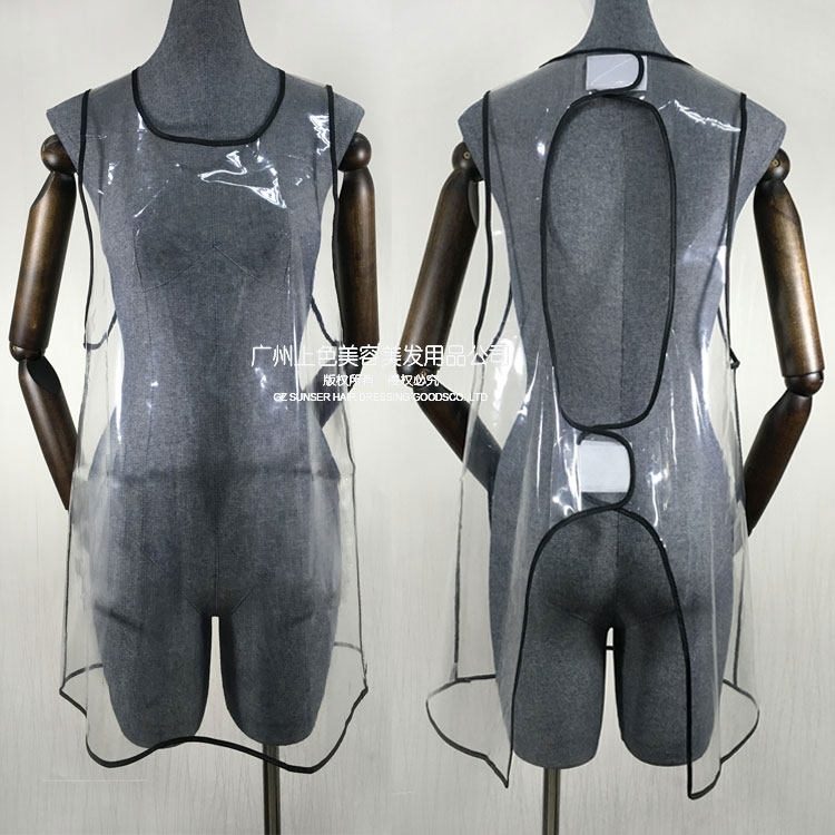 Waterproof Apron Workwear Transparent Coverall Hair Salon Pet Shop Dog Antifouling Bib Adult 100% Waterproof