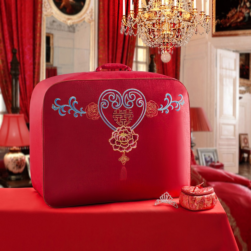Wedding big red quilt packing bag Super wedding dowry quilt storage bag Down quilt bag
