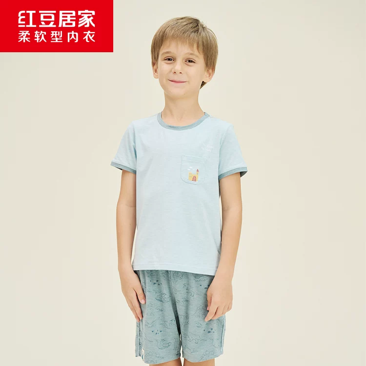 Thin children's pijama, summer set, with short sleeve