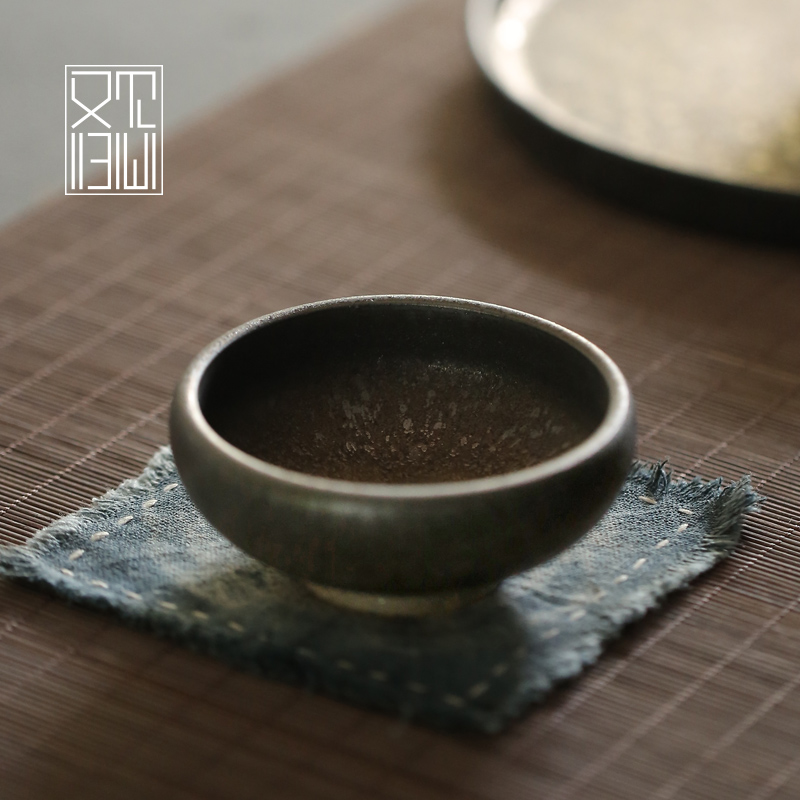 See also the hominin tea cup Handcrafted Golden Ceramic Pint Cup Coarse Pottery Bowl Cup Retro Individual Nostalgia Master's Cup