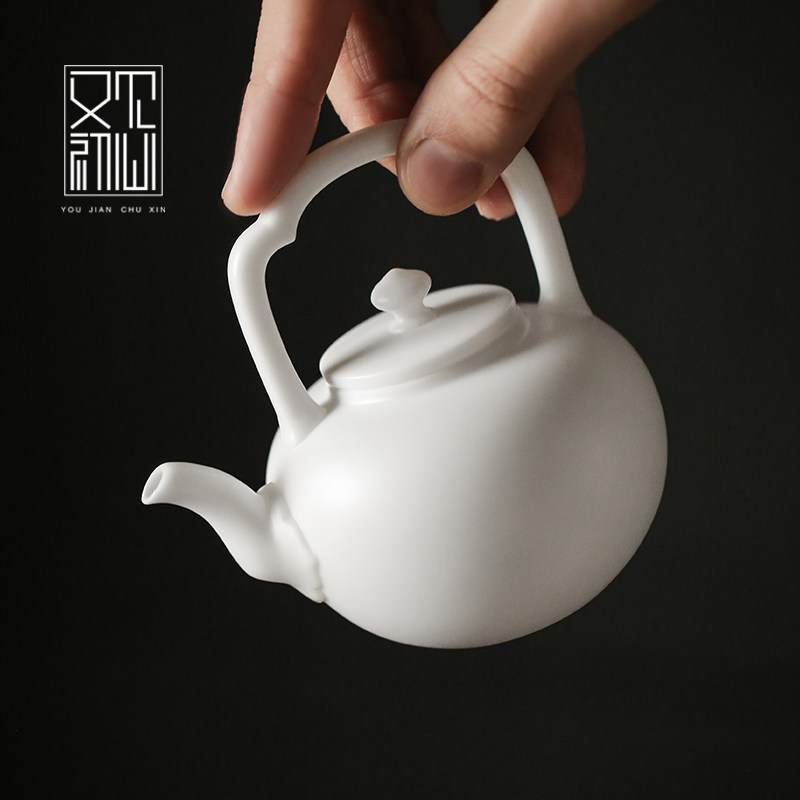 See also the delicate white porcelain pot pure hand - made kung fu small teapot single - pot ceramic household tea brewers