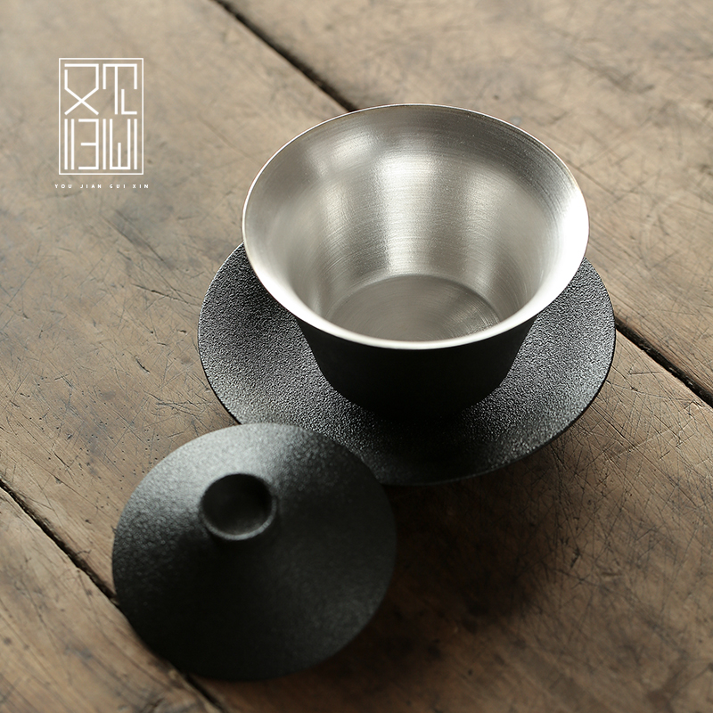 See also Returning to the Heart Sancai Gaiwan Ceramic Sterling Silver Hand Grab Pot Tea Bowl Kung Fu Tea Set Tea Cup Large Single Household