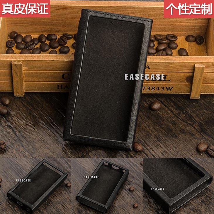A6 EASECASE custom genuine cowhide leather case FIIO X3 three-generation protective case fine-grained cowhide black