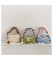 2021 Autumn Winter Style Korea Dongnam Gate Children Bag Macaron Light Core Suede Containing Single Shoulder Hand Mommy Bag